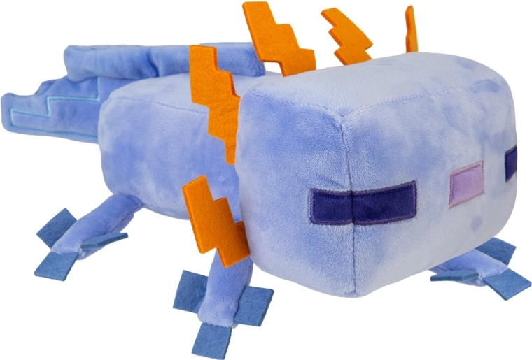 Minecraft pliušinis aksolotlis mėlynas 28 cm