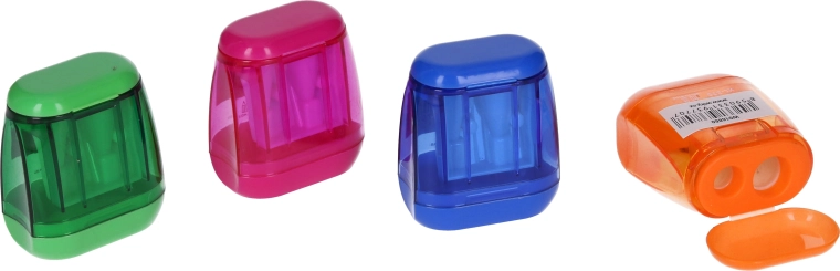 Drožtukas dviem pieštukams su drožlių talpykla – 1 vnt.