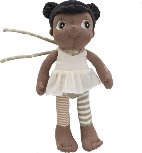 Minkšta lėlytė Flora mini EcoBuds Rubens Barn