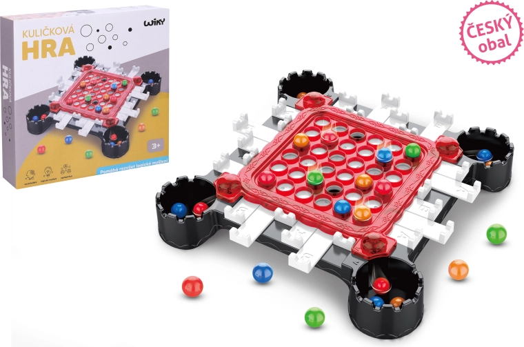 Marble board game with Czech packaging