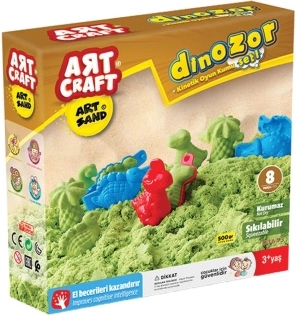 Art Craft kinetinis smėlis dinozaurai 500 g