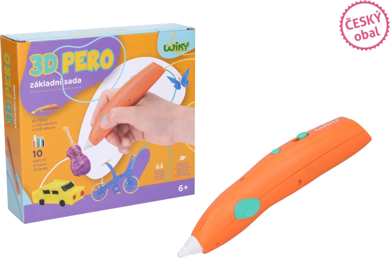 WIKY orange 3D pen with basic set