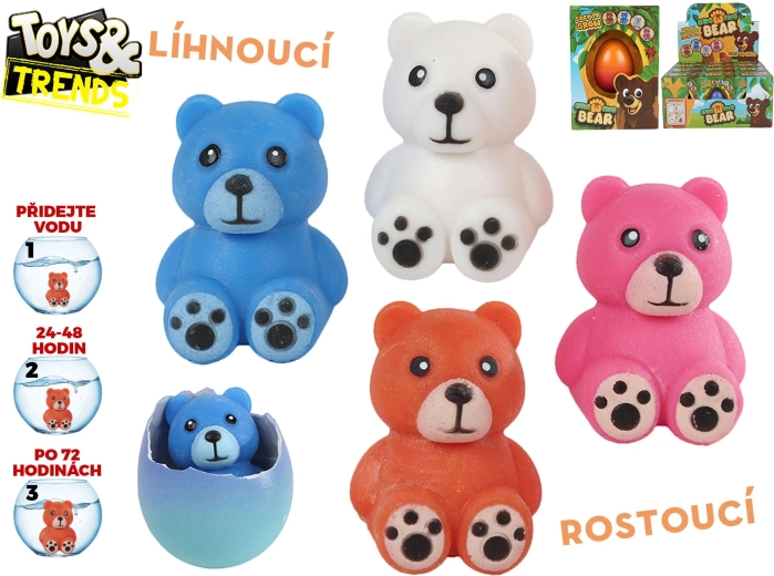 Išsiritantis ir augantis meškiukas vandenyje TOYS&TRENDS