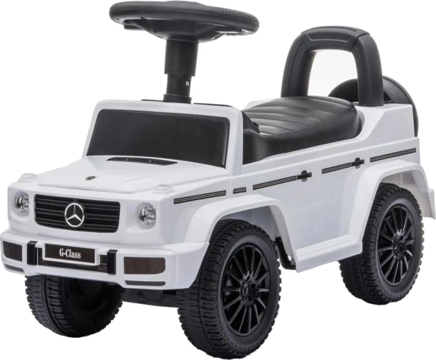 Vaikiškas pasispiriamasis automobilis Mercedes-Benz G350d Buddy Toys, baltas