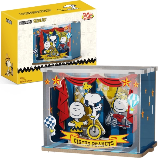 Puremind medinis 3D galvosūkis Snoopy PEANUTS – cirko scena „Talent Show“