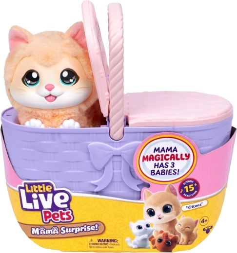 Little Live Pets Mama Surprise interaktyvus kačiukas