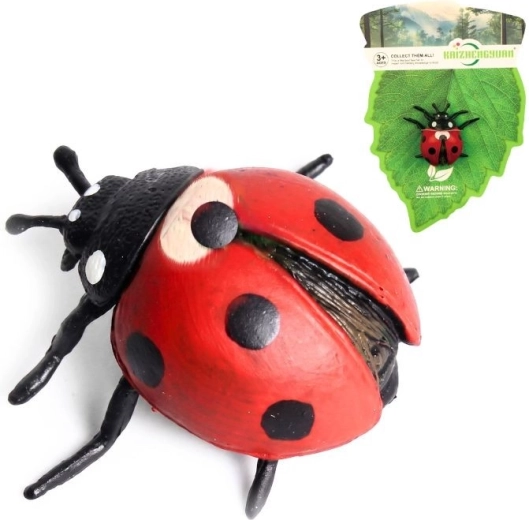 Plastic seven-spot ladybird 5 cm