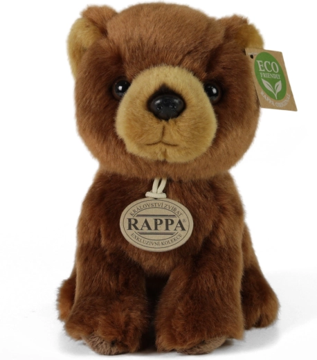 Rappa brown plush bear 18 cm Eco-Friendly