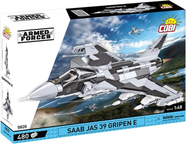 Model Kit Fighter SAAB JAS 39 Gripen E - 480 pieces