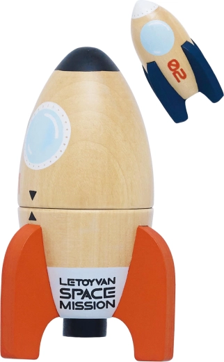 Medinis raketų rinkinys Space Mission Le Toy Van