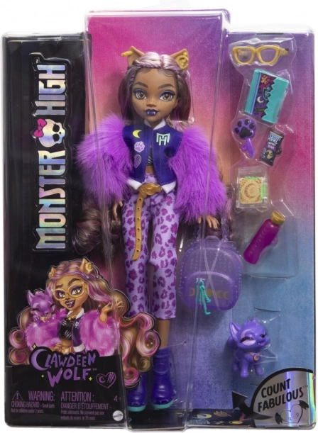 Monster High Clawdeen Wolf doll with accessories