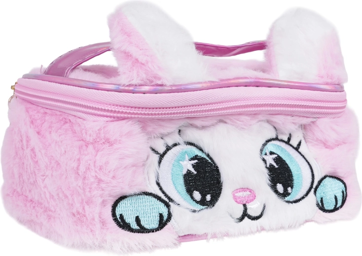 Mega set for little stylist in a plush handbag with a kitty