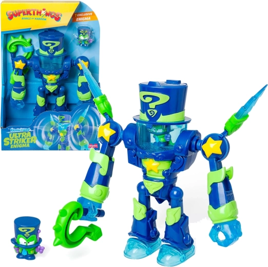 MagicBox Toys SuperZings SuperThings Ultra Striker Enigma robot and figure