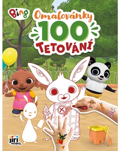 Spalvinimo knygelė ir 100 tatuiruočių „Bing“