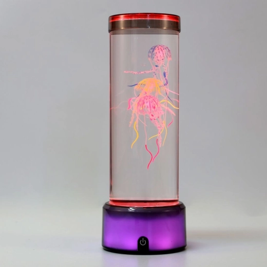 LED Lamp with Color-Changing Floating Jellyfish 33 cm