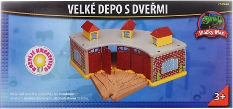 Maxim Large Train Depot with Doors