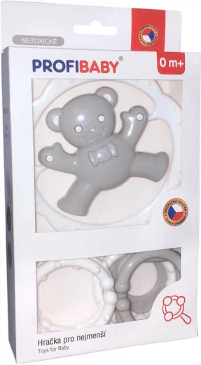 Profibaby barškutis kūdikiui su formomis ir kramtuku