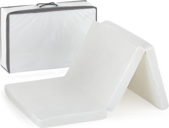 Petite&Mars travel folding mattress Foldie grey
