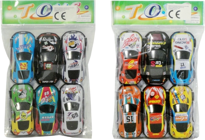 Plastikinis automobiliukas su inerciniu (frikciniu) varikliu