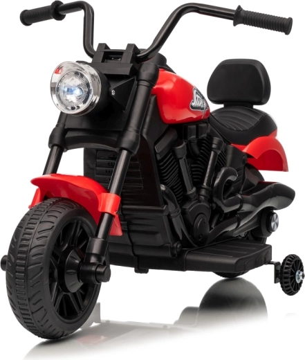 Vaikiškas elektrinis motociklas STAR – raudonas