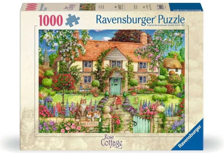 Ravensburger dėlionė „Rožių namelis“ 1000 detalių