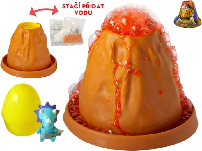 Interaktyvus ugnikalnis su dinozauru Crazy Dino