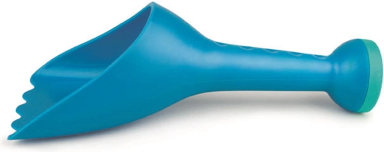 Blue watering can for sand and water