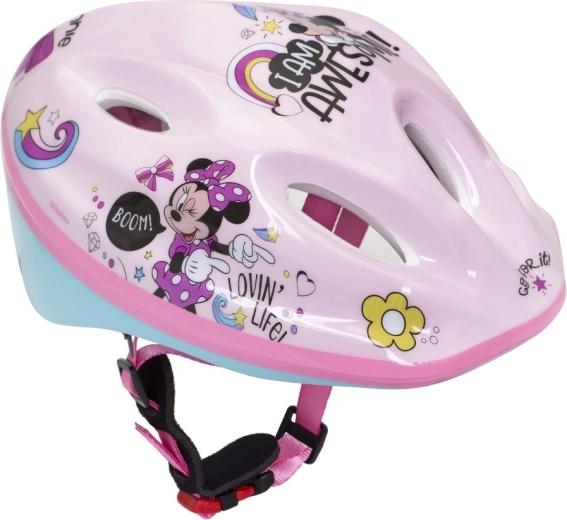 Vaikiškas dviratininko šalmas Disney Minnie Mouse 52–56 cm