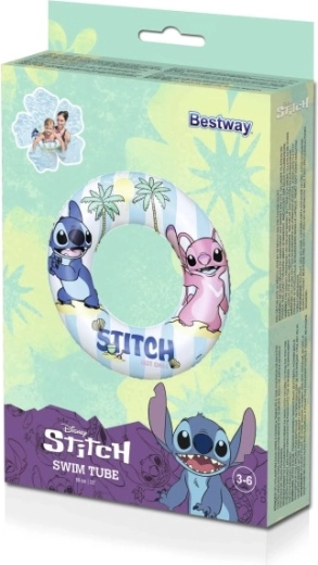 Pripučiamas plaukimo ratas DISNEY STITCH 56 cm vaikams