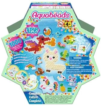 Aquabeads Studio pradedančiųjų rinkinys su žvaigždutės formos karoliukais