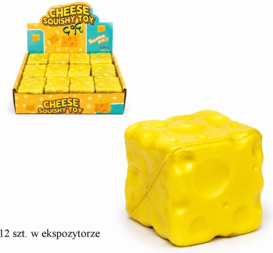 Golden Squishy Anti-Stress Cheese