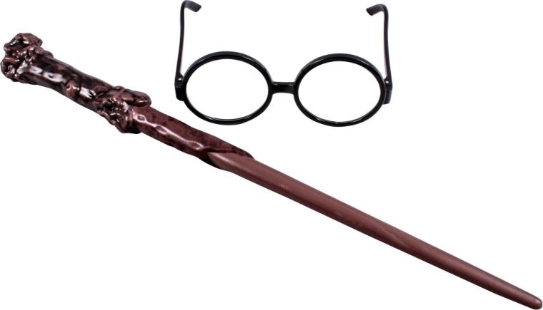 Harry Potter rinkinys: lazdelė ir akiniai