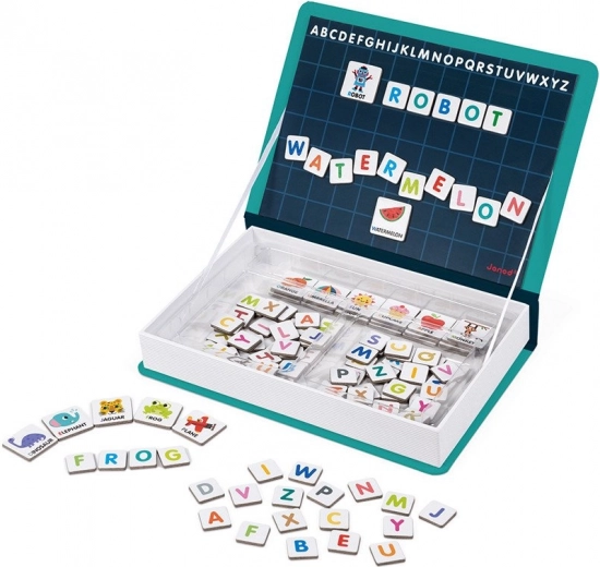 Janod Magnetibook English alphabet – magnetic educational book