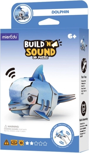 Puzzle 3D MierEdu build and listen – dolphin