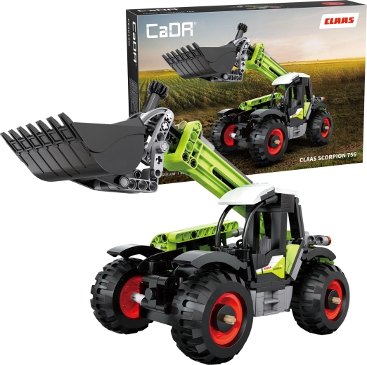 CaDA teleskopinis krautuvas Claas Scorpion 756 – konstruktorius iš 401 dalių