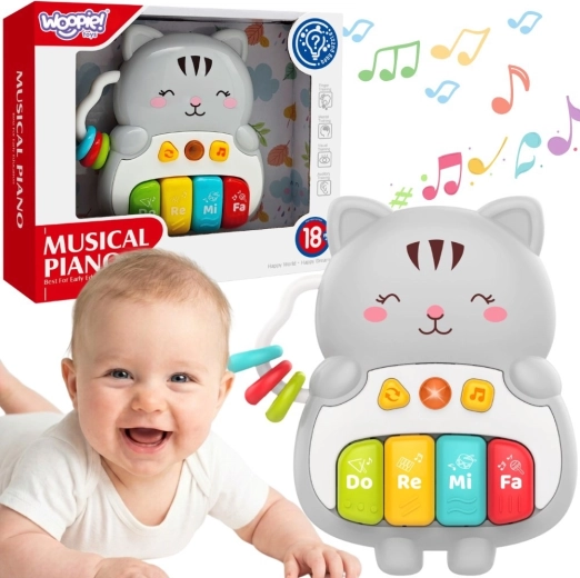 WOOPIE interactive musical kitty piano with sounds