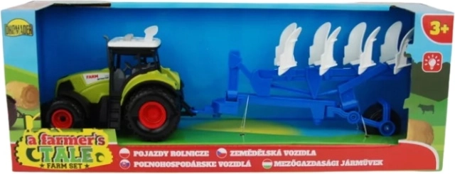 Vaikiškas traktorius su priekaba