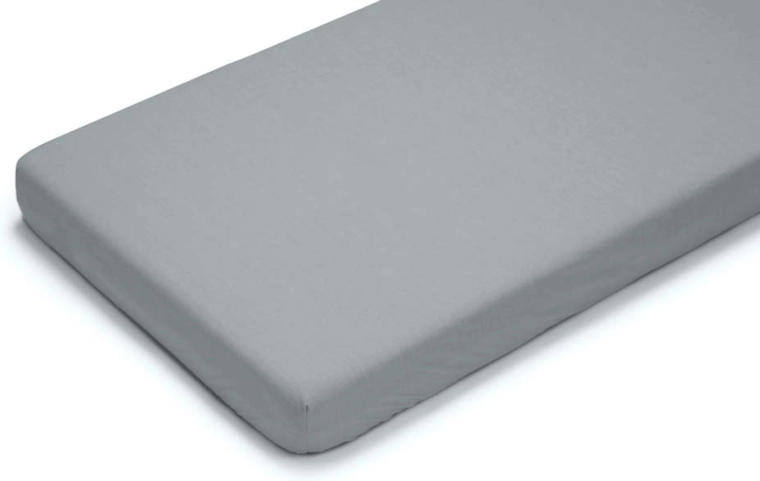 Petite&Mars Soft Dream fitted jersey sheet 120 × 60 cm, grey