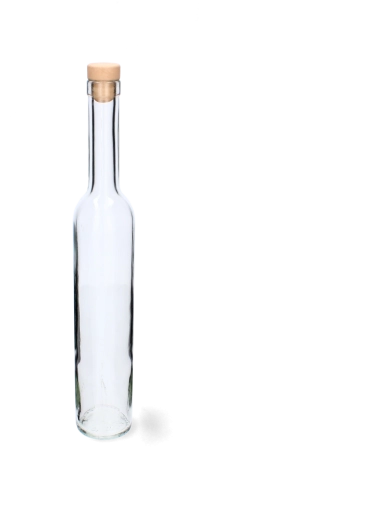 Stiklinis butelis „Belissimo“ 500 ml su kamščiu