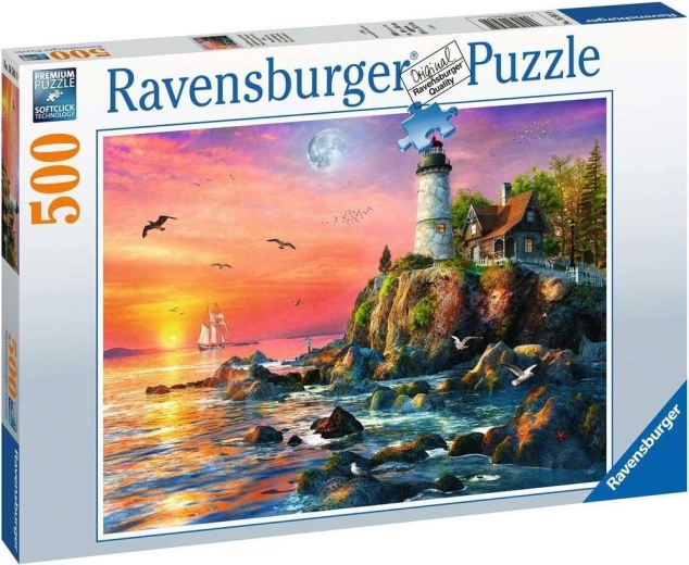 Ravensburger Puzzle Lighthouse at Sunset 500 Pieces