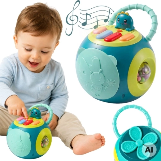 Woopie Montessori Interactive Educational Ball with Piano