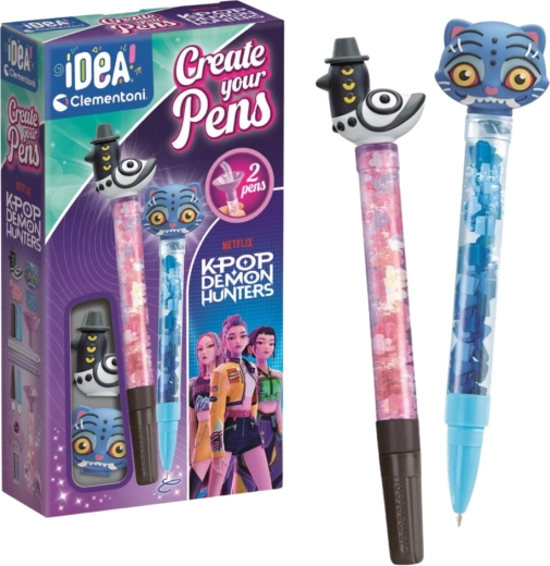 Clementoni Idea Art Mini Pen Factory K-pop Demon Hunters Derpy and Sussie