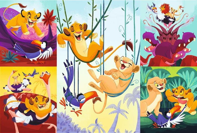 Dėlionė 100 detalių DISNEY LIŪTŲ KARALIUS