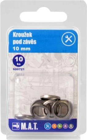 Distanciniai žiedai po durų vyriu 10 mm (10 vnt.)