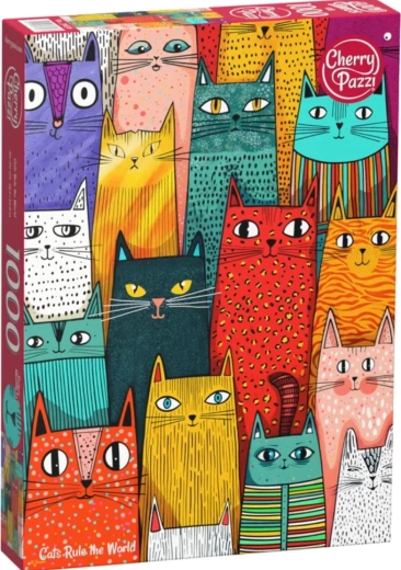 Cherry Pazzi Puzzle Cats Rule the World 1000 Pieces