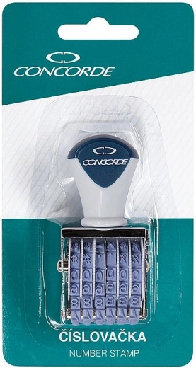 Numeratorius CONCORDE 4 mm ant blistro
