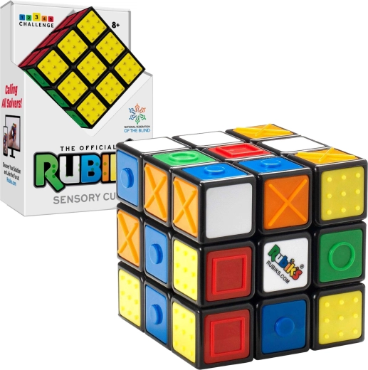 Rubiko kubas 3x3 Rubik’s Sensory Cube – jutiminė laida