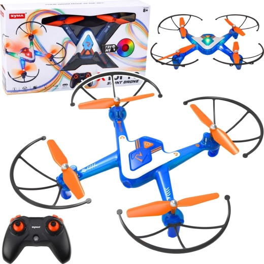 Akrobatinis dronas X15 Pro su optiniu pozicionavimu ir LED apšvietimu