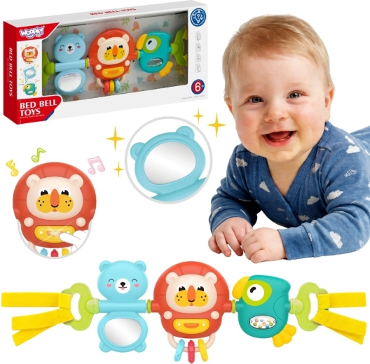 Woopie Baby Sensory Hanging Panel for Strollers and Cribs 6m+