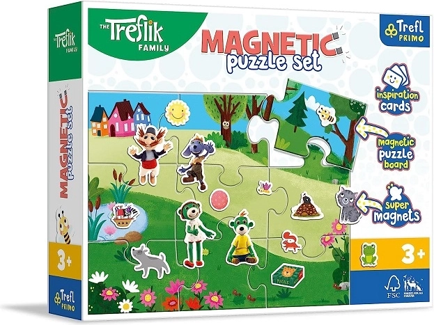 Magnetic Puzzle Treflik’s Day for Children 3+